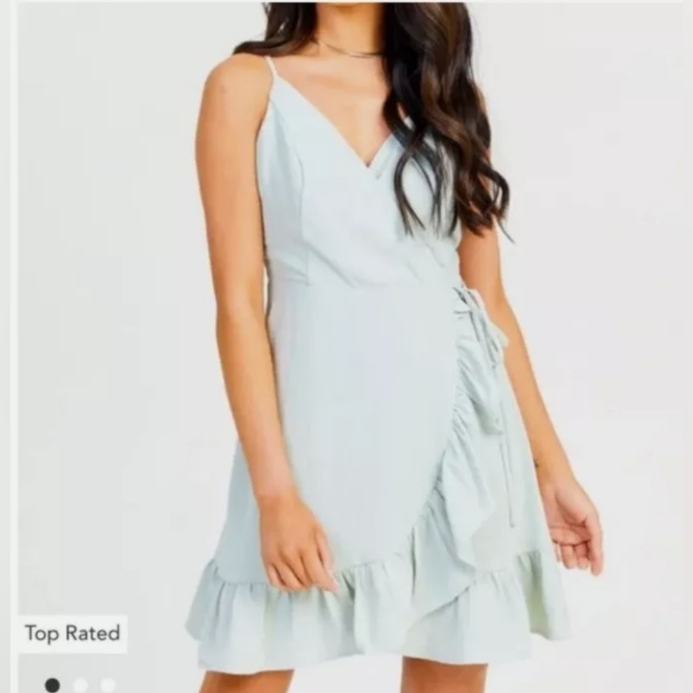 Altar's State Annabelle Dress Size Medium in Sage/Light Green